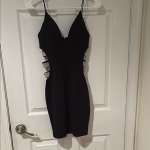 Black evening , cocktail, or homecoming dress. Size S. EUC